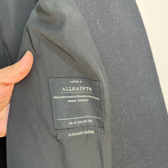 All Saints ‘Emery’ Wool Jacket - Picture 9 of 10